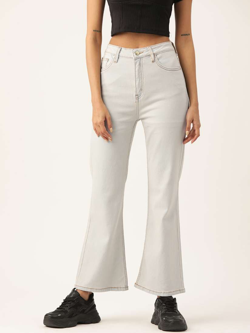 Buy Madame Women Flared High Rise Jeans Jeans for Women 27075130 Myntra