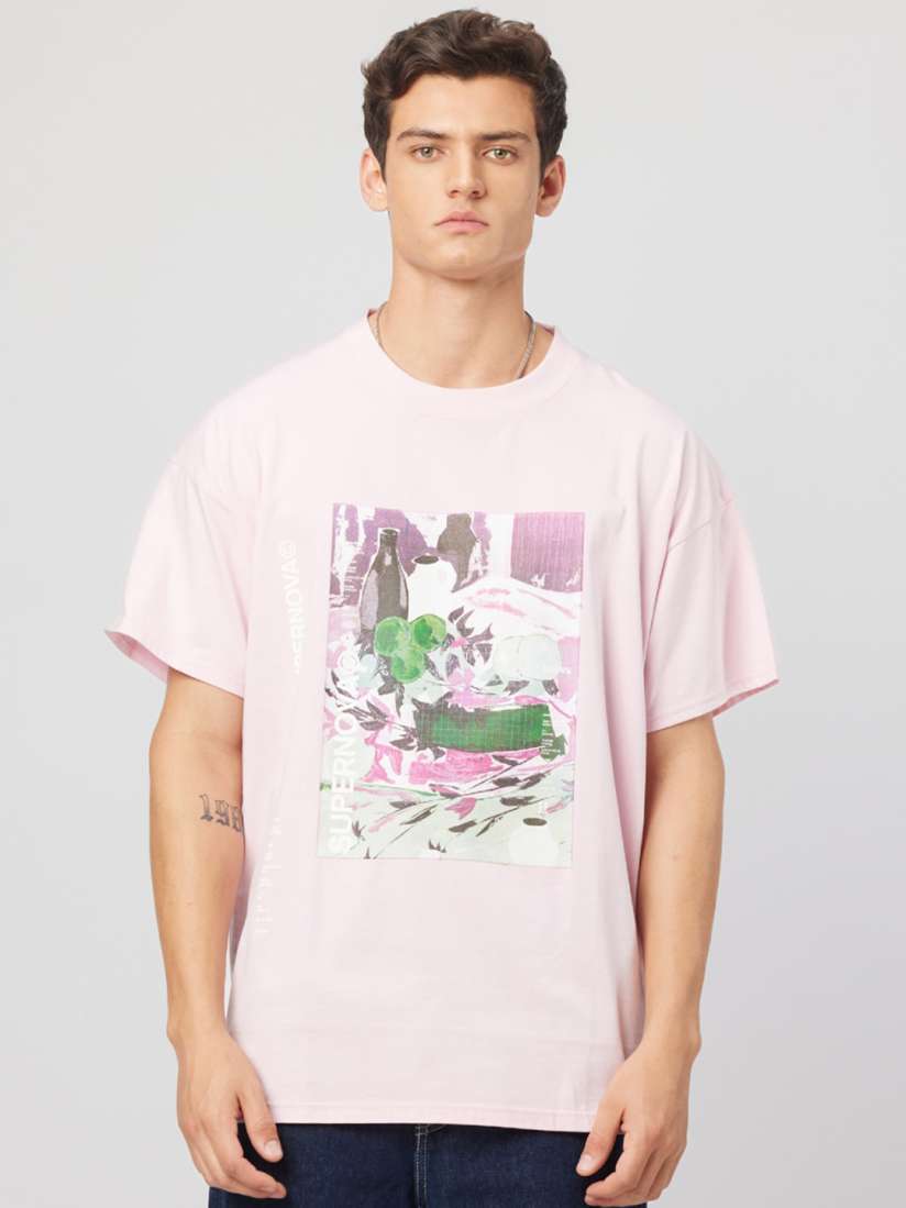 Buy Koovs Graphic Printed Round Neck Pure Cotton Relaxed Fit T shirt Tshirts for Men 27079070 Myntra