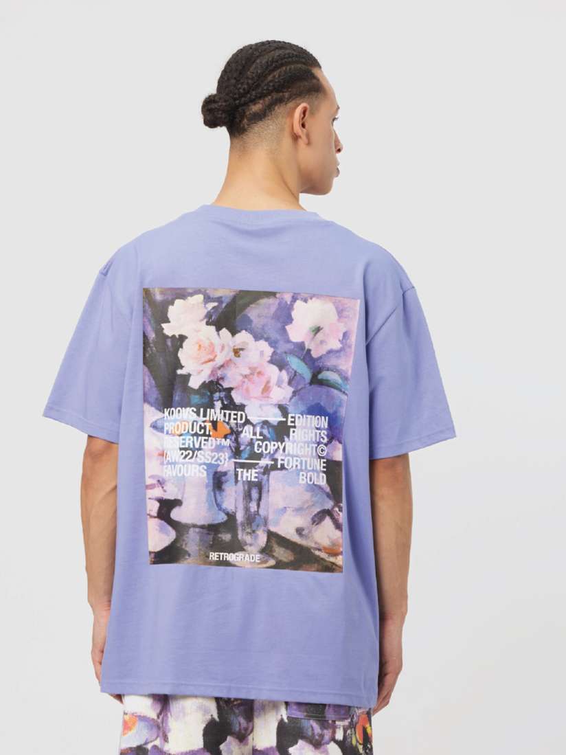 Buy Koovs Floral Printed Pure Cotton T shirt Tshirts for Men 27079106 Myntra