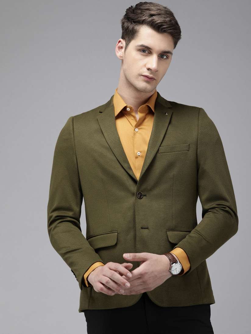 Van heusen blazers myntra discount