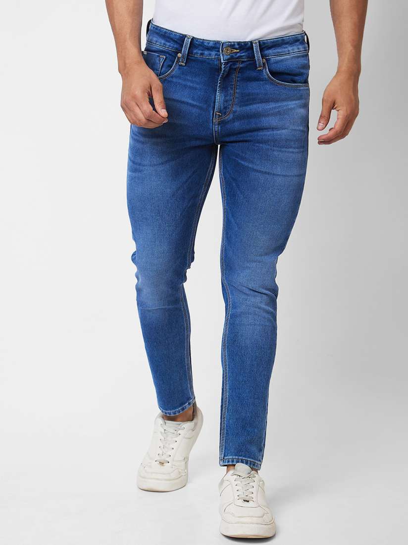 Buy SPYKAR Men Tapered Fit Heavy Fade Stretchable Jeans Jeans for Men 27086888 Myntra