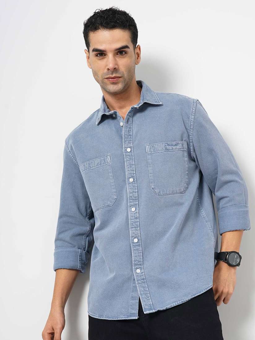 Buy Celio Classic Long Sleeves Cotton Slim Fit Opaque Casual Shirt Shirts for Men 27090598 Myntra