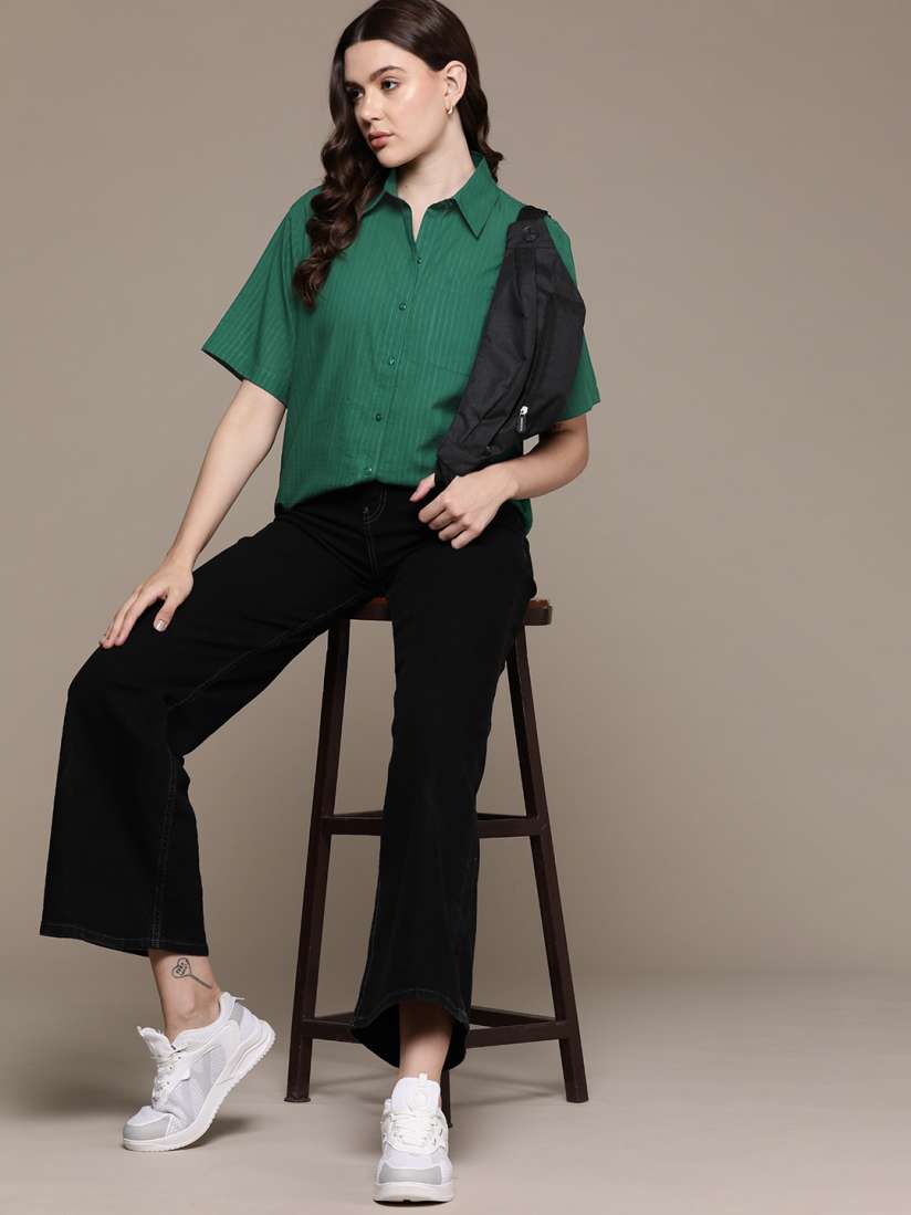 Buy Roadster Women Opaque Casual Shirt Shirts for Women 27092576 Myntra