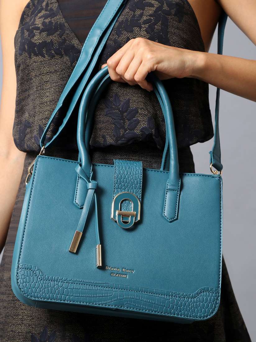 Buy Diana Korr Textured Structured Handheld Bag Handbags for Women 27100154 Myntra