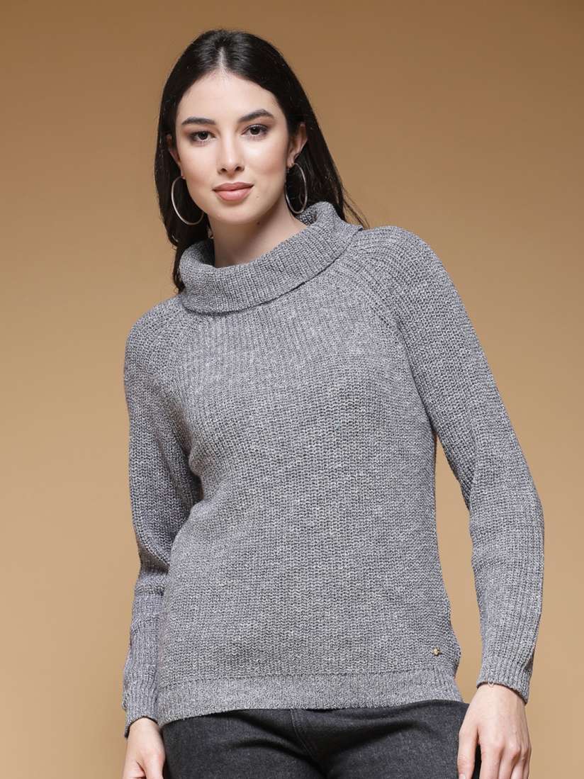 Buy Juelle turtle neck Long Sleeves Sweatshirt Sweatshirts for Women 27104496 Myntra