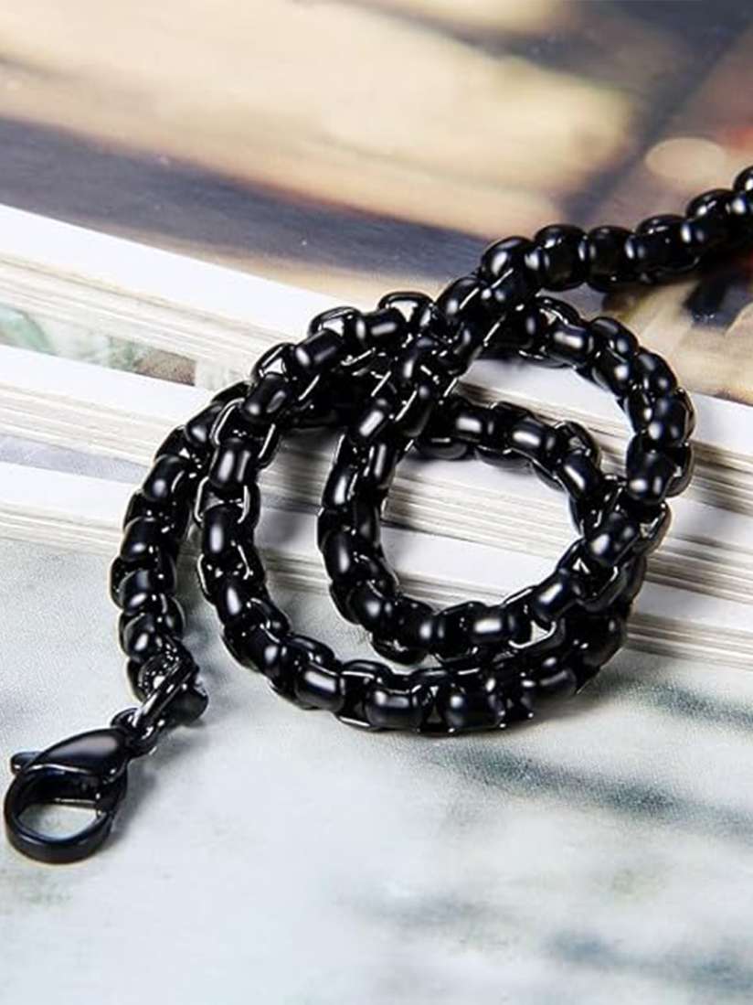 Buy MEENAZ Men Stainless Steel Silver Plated Choker Chain Necklace and Chains for Men 27109274 Myntra