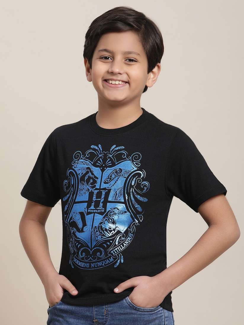 Buy Kids Ville Boys Harry Potter Printed Pure Cotton T Shirt Tshirts for Boys 27110924 Myntra