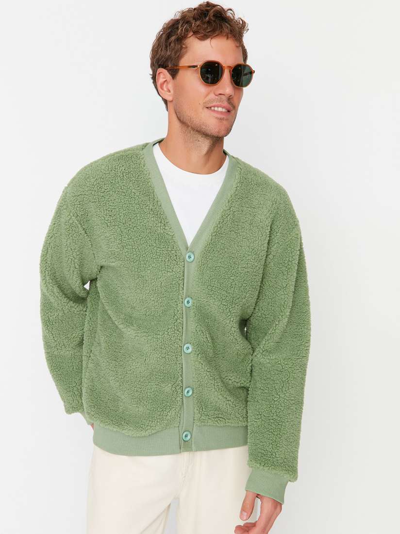 Boucle cardigan sweater shop
