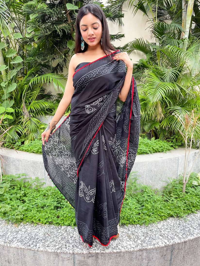 Sanganeri print sarees deals