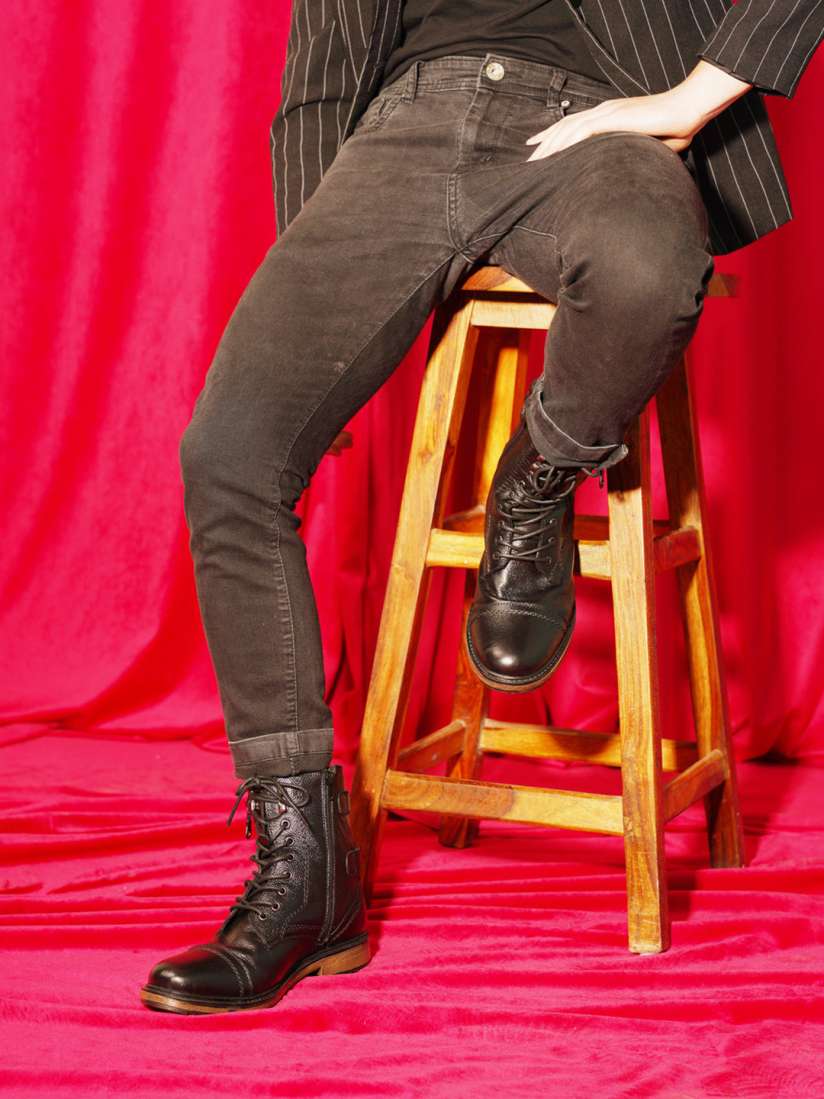 Mens buckle boots clearance