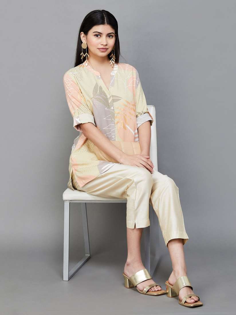 Buy Melange by Lifestyle Floral Printed Kurti Kurtis for Women 27125386 Myntra