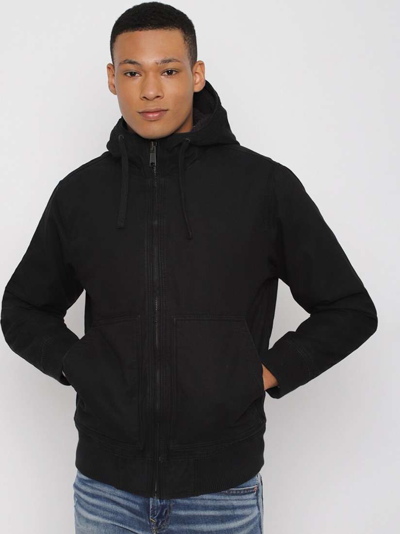 Buy AMERICAN EAGLE OUTFITTERS Hooded Pure Cotton Tailored Jacket Jackets for Men 27127684 Myntra