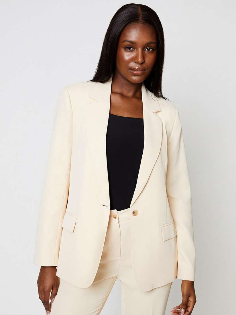 Buy DOROTHY PERKINS Straight Fit Single Breasted Blazer Blazers for Women 27148242 Myntra