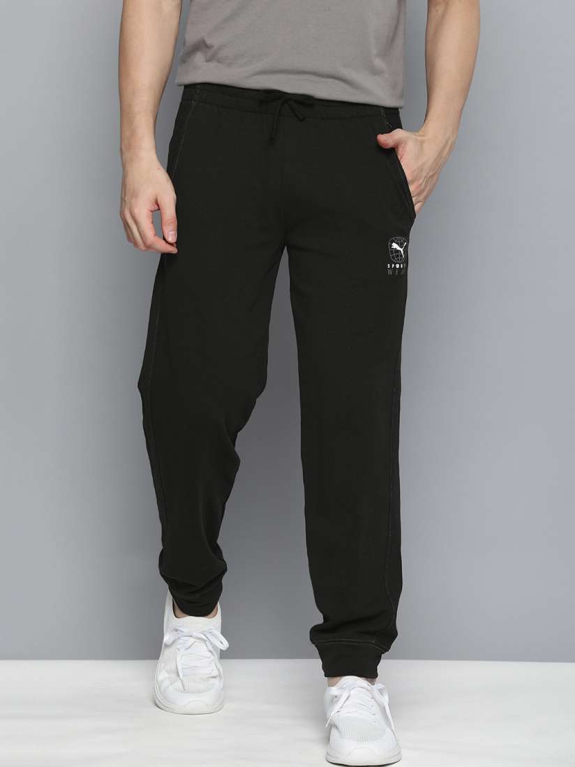 Puma mens sweatpants vs joggers top