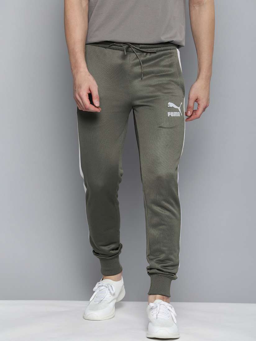 Buy Puma Men Brand Logo T7 Iconic Slim Fit Joggers Track Pants for Men 27156978 Myntra