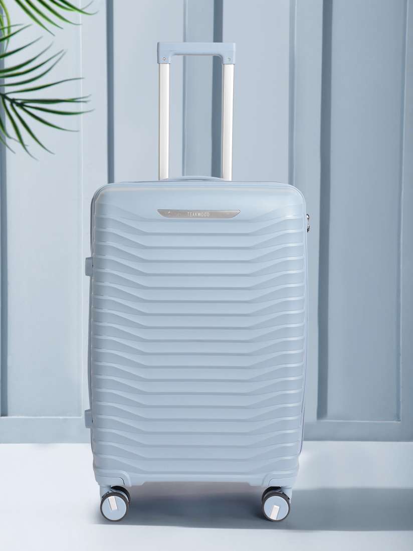 Buy Teakwood Leathers Silver Bar 360 Degree Rotation Hard-Sided