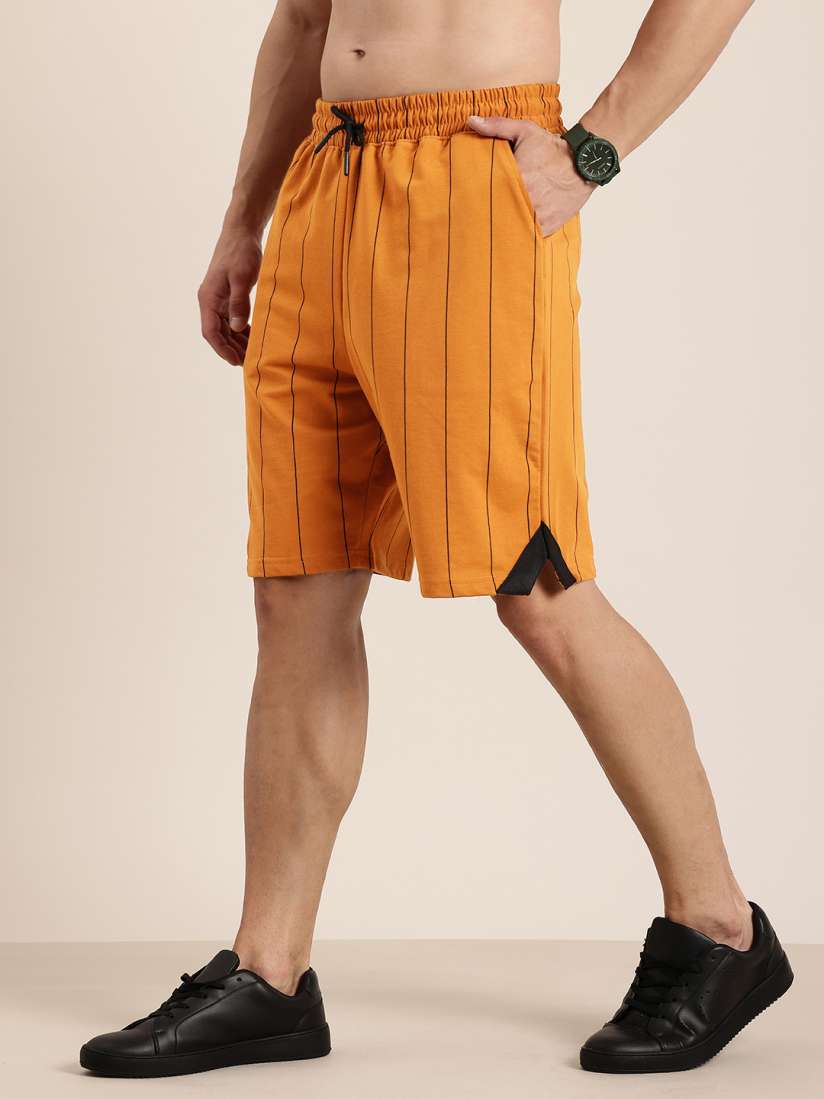 Buy HERE NOW Men Striped Regular Shorts Shorts for Men 27159506 Myntra