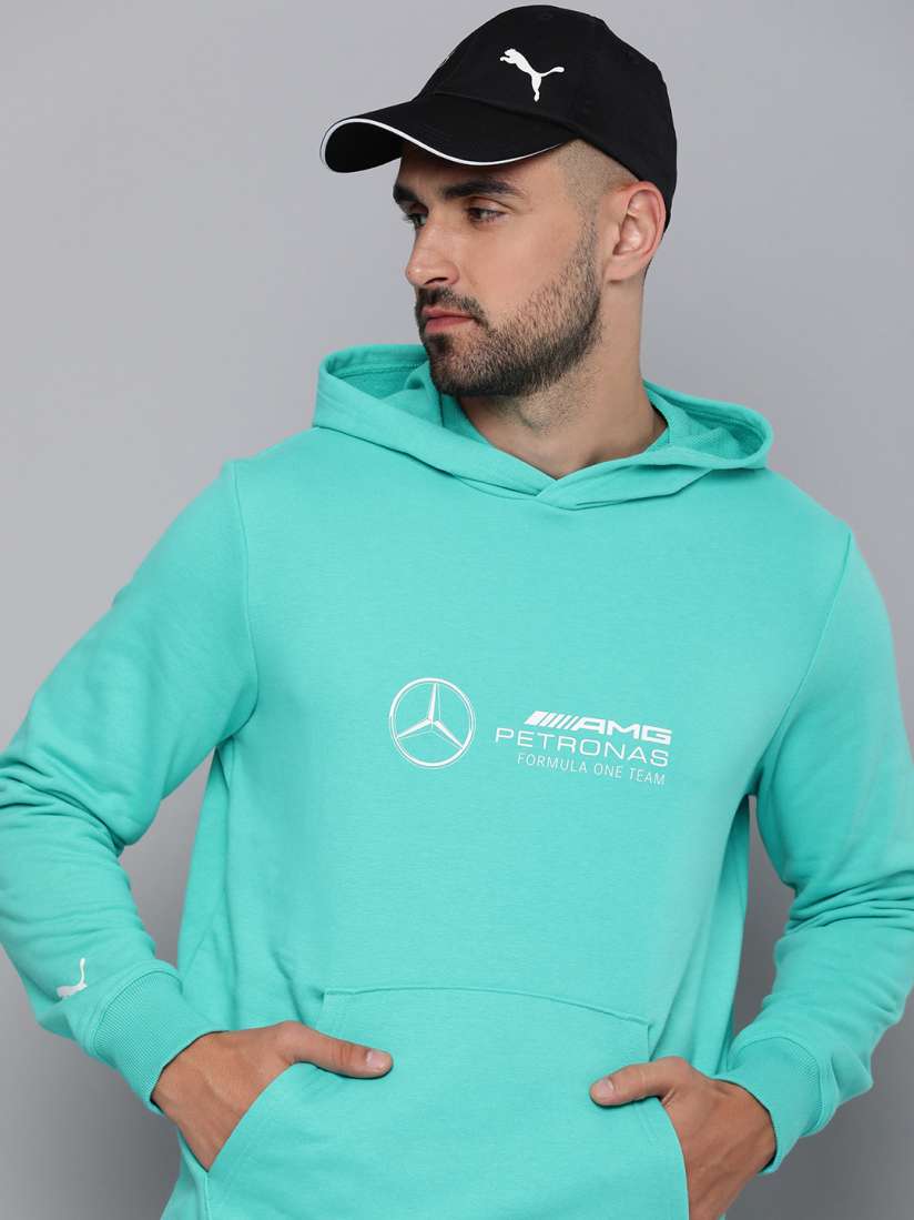 Buy PUMA Motorsport Mercedes AMG Petronas Motorsport Printed Hooded Sweatshirt Sweatshirts for Men 27160790 Myntra