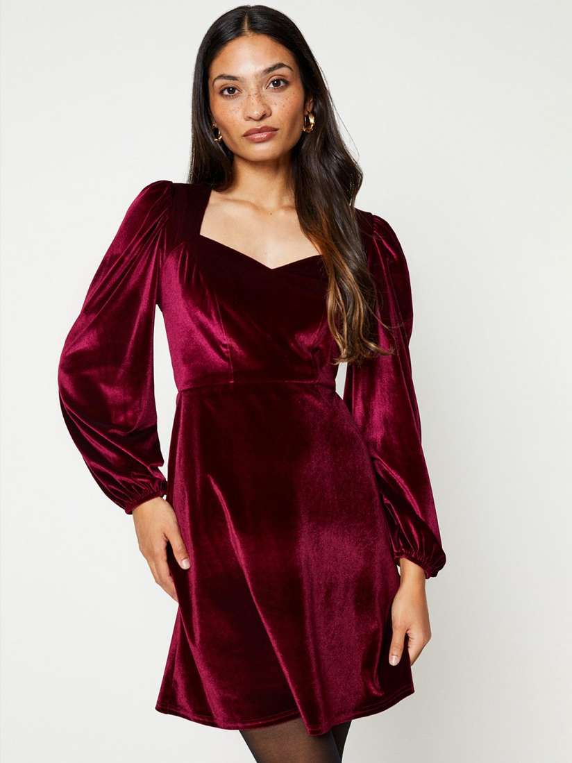 Dorothy perkins velvet dress sale