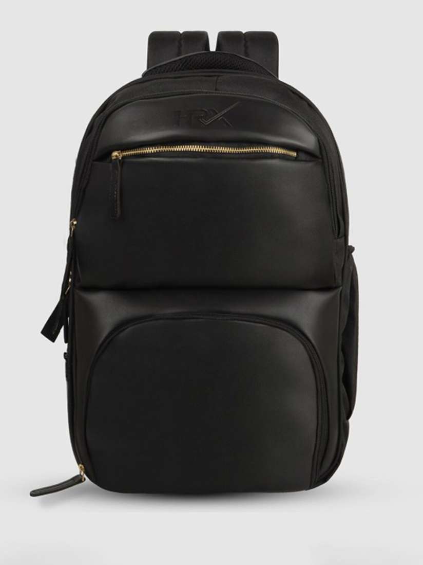 Buy HRX by Hrithik Roshan Black Unisex Reflective Strip Backpack with Daisy Chains Backpacks for Unisex 27163544 Myntra