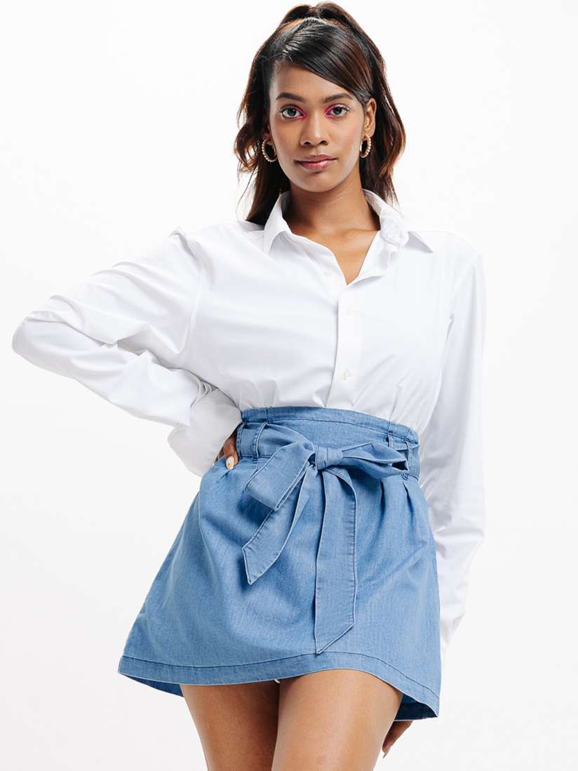 Myntra short skirts clearance