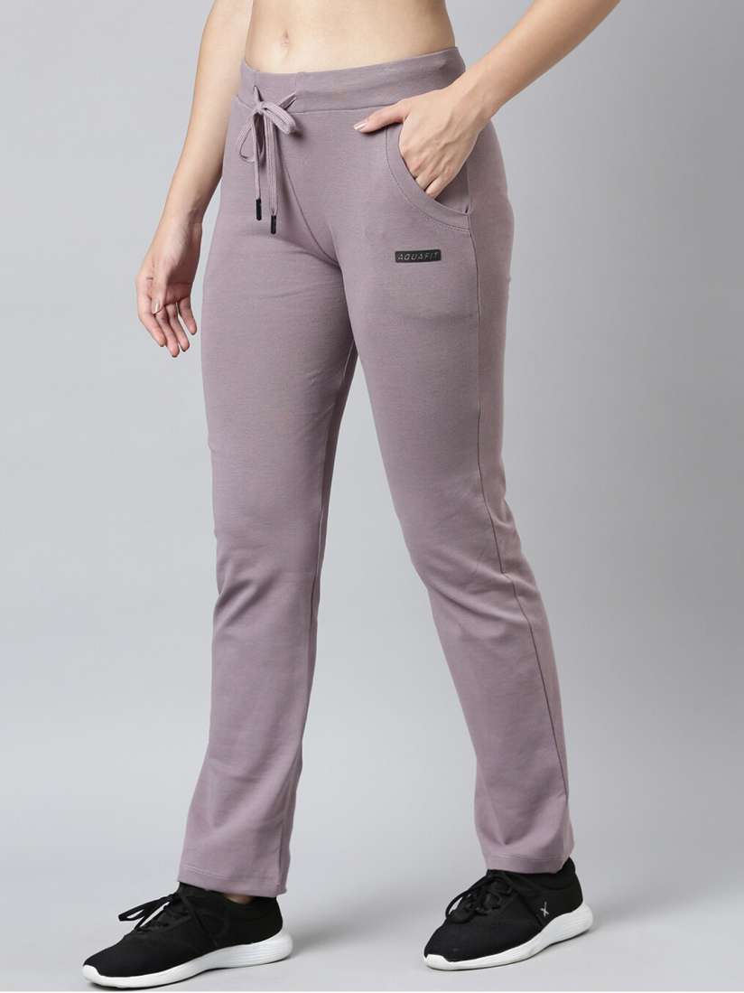 Buy SHOWOFF Women Slim Fit Cotton Track Pant Track Pants for Women 27178036 Myntra