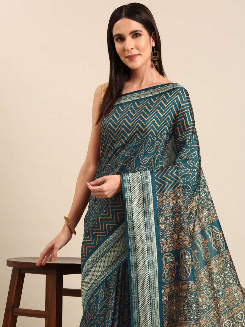 Myntra art silk sarees on sale