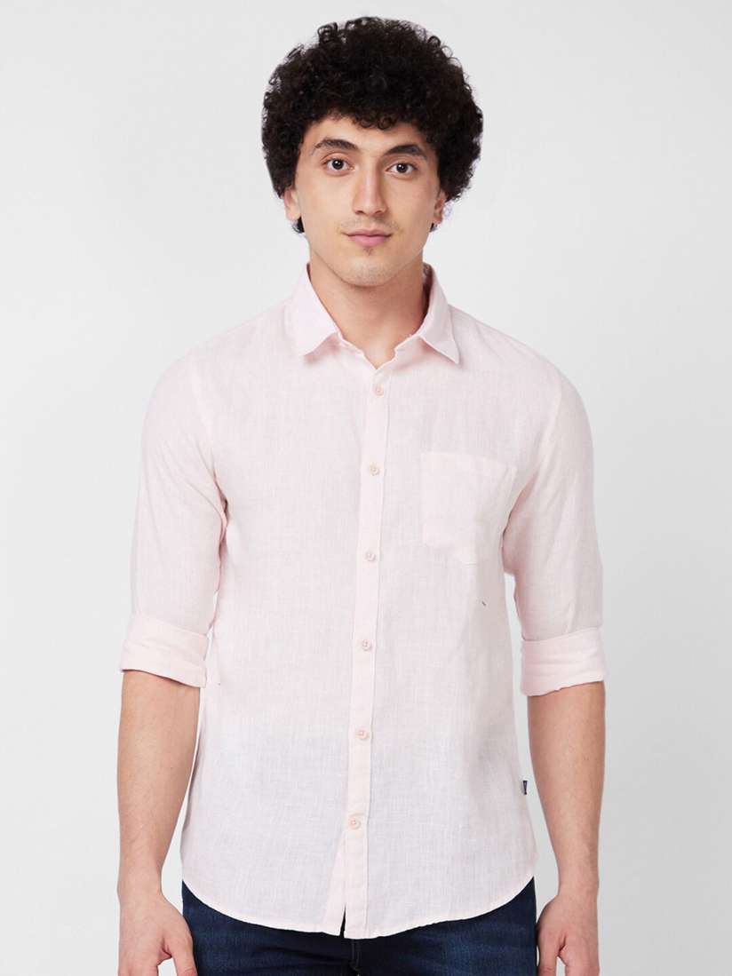 Spykar linen shirts hotsell
