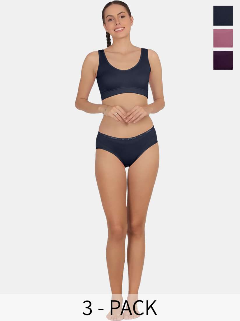 Sports bra panty set store