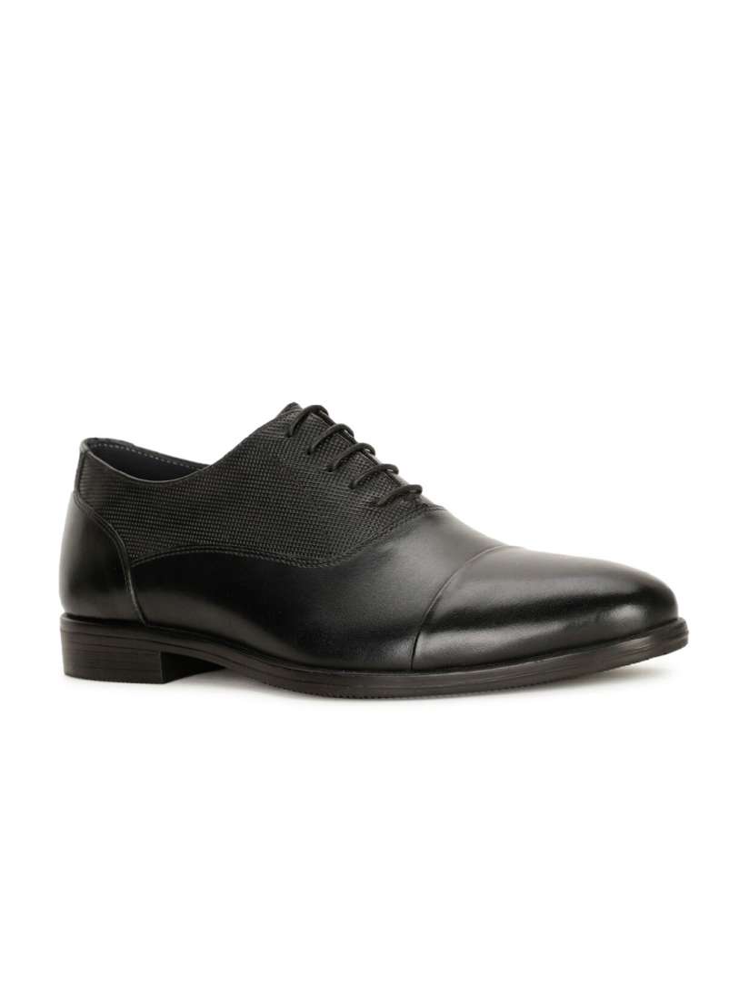 Buy Bata Men Textured Round Toe Leather Lace Up Formal Oxfords Formal Shoes for Men 27193992 Myntra