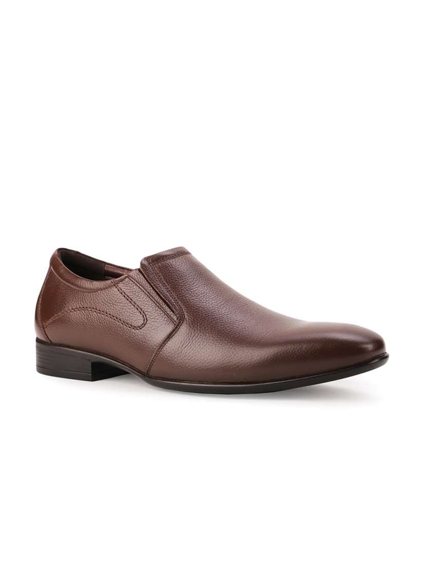 Buy Bata Men Textured Leather Slip On Loafers Formal Shoes for Men 27194024 Myntra