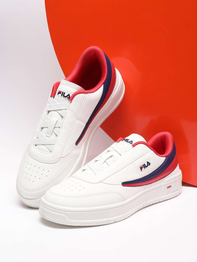 Fila red shoes men top