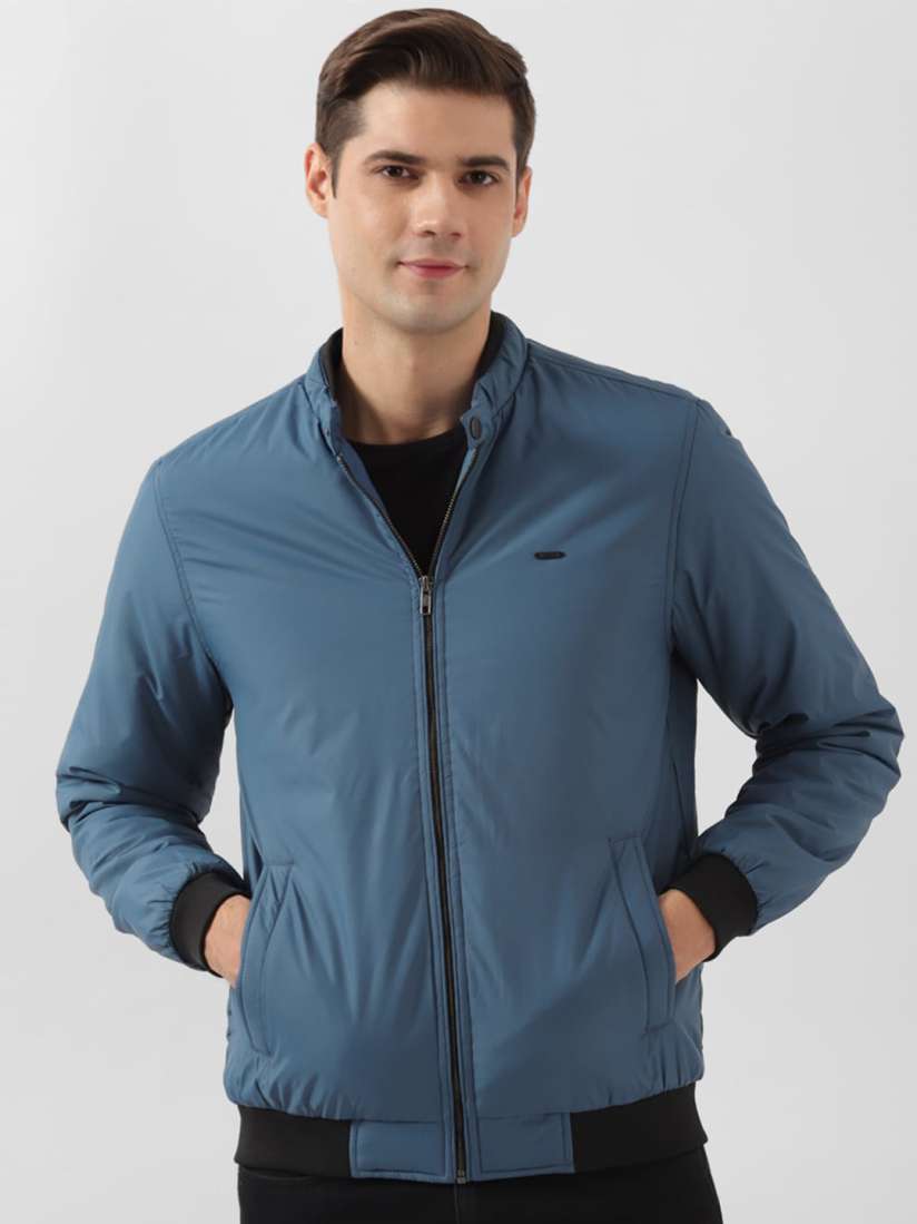 Buy PETER ENGLAND UNIVERSITY Mock Collar Bomber Jacket Jackets for Men 27201144 Myntra