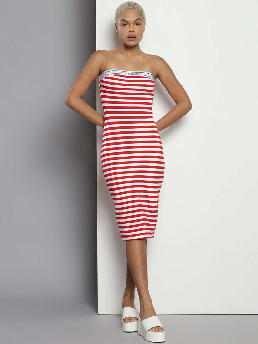 Tommy hilfiger strapless dress hot sale