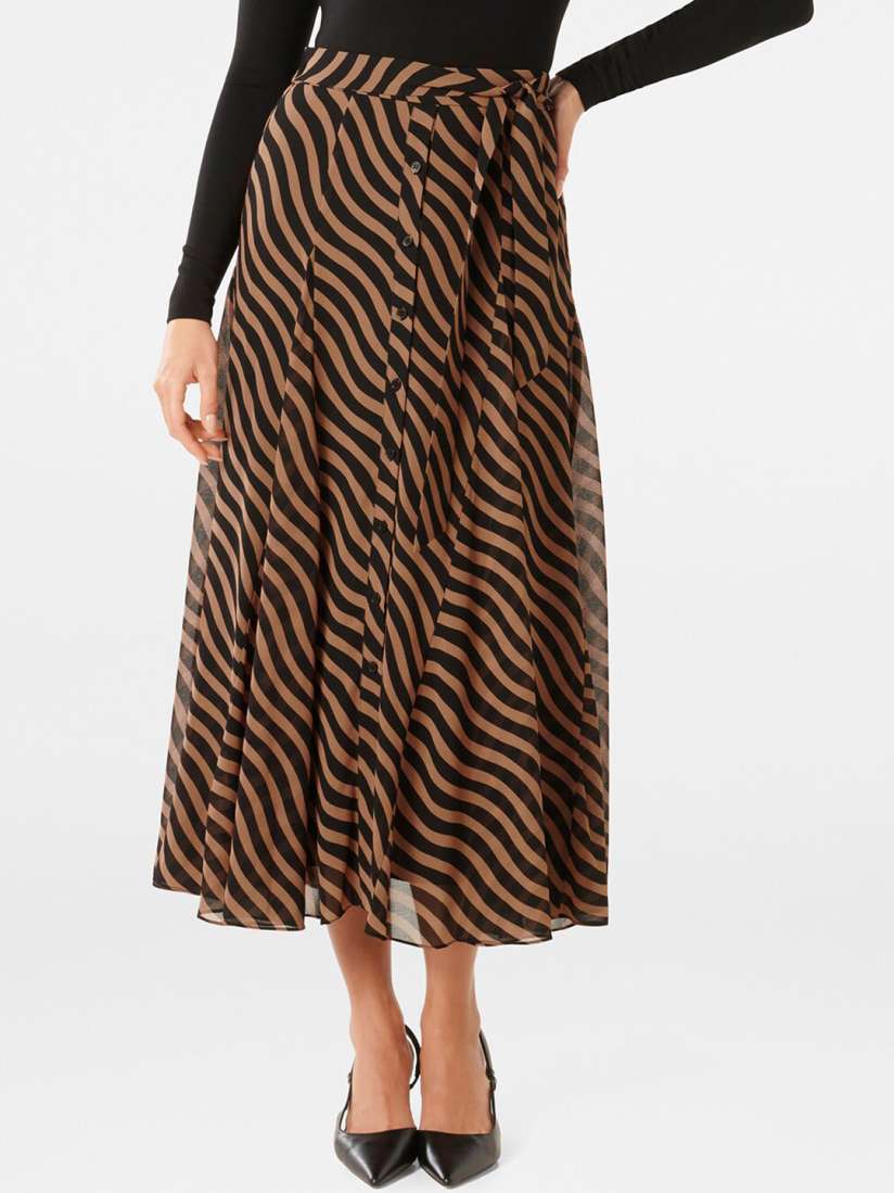 Buy Forever New Abstract Printed Flared Midi Skirt Skirts for Women 27211988 Myntra