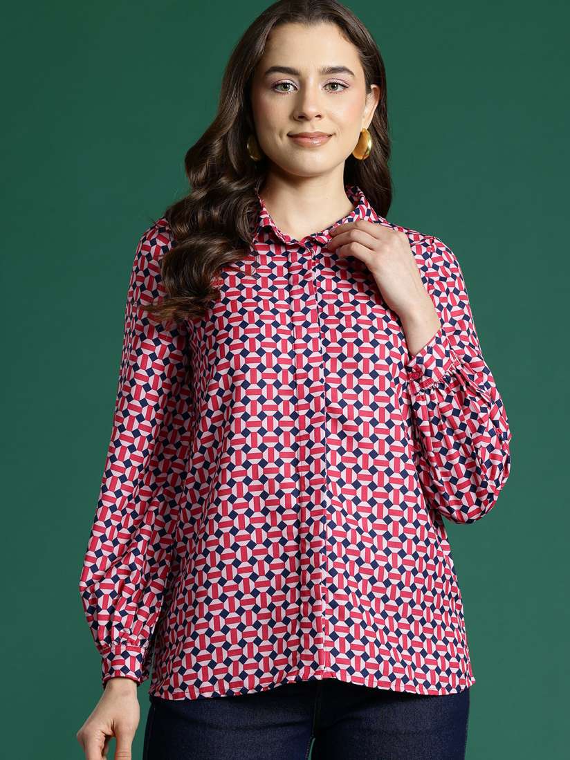 Buy DressBerry Printed Casual Shirt Shirts for Women 27219048 Myntra