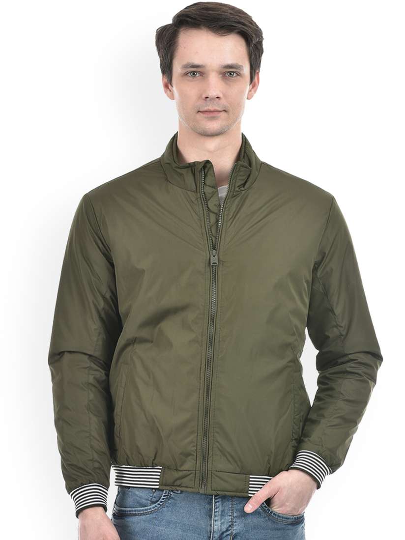 Buy Numero Uno Mock Collar Lightweight Bomber Jacket Jackets for Men 27221228 Myntra