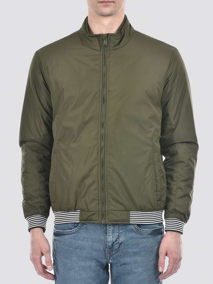 Buy Numero Uno Mock Collar Lightweight Bomber Jacket Jackets for Men 27221228 Myntra