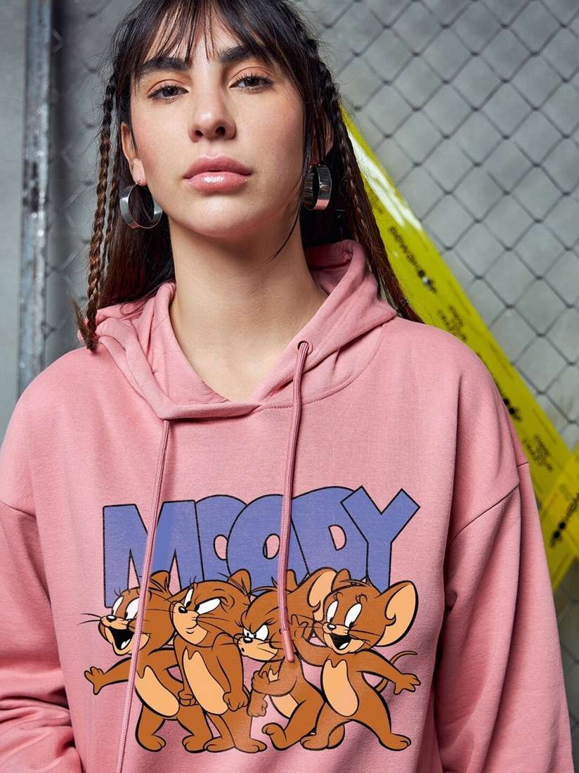 Pink Tom And Jerry Hoodie Baby Tom Jerry Cute Couple Hoodie The