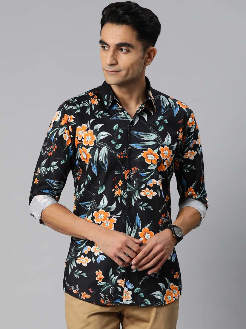 Floral print casual shirt on sale