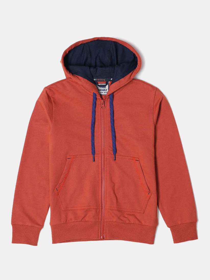 Buy Jockey Boys Super Combed Cotton Printed Hoodie Jacket With Convenient Side Pockets CB07 Jackets for Boys 27244844 Myntra