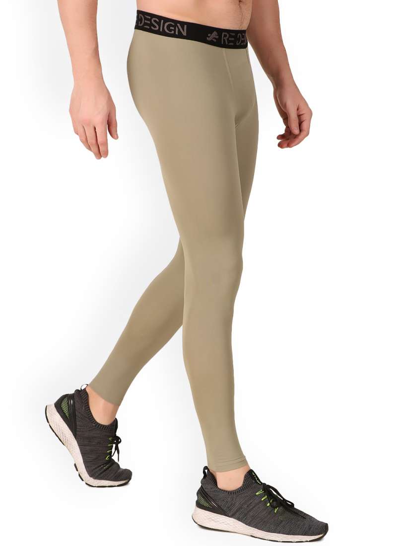 Buy REDESIGN Men Mid Rise Rapid Dry Nylon Ankle Length Training Tights Tights for Men 27246740 Myntra