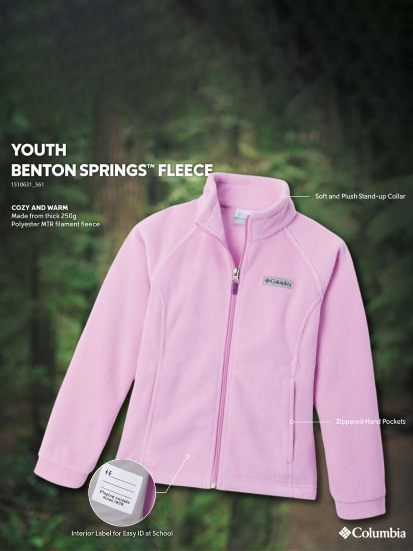 Light pink columbia jacket best sale