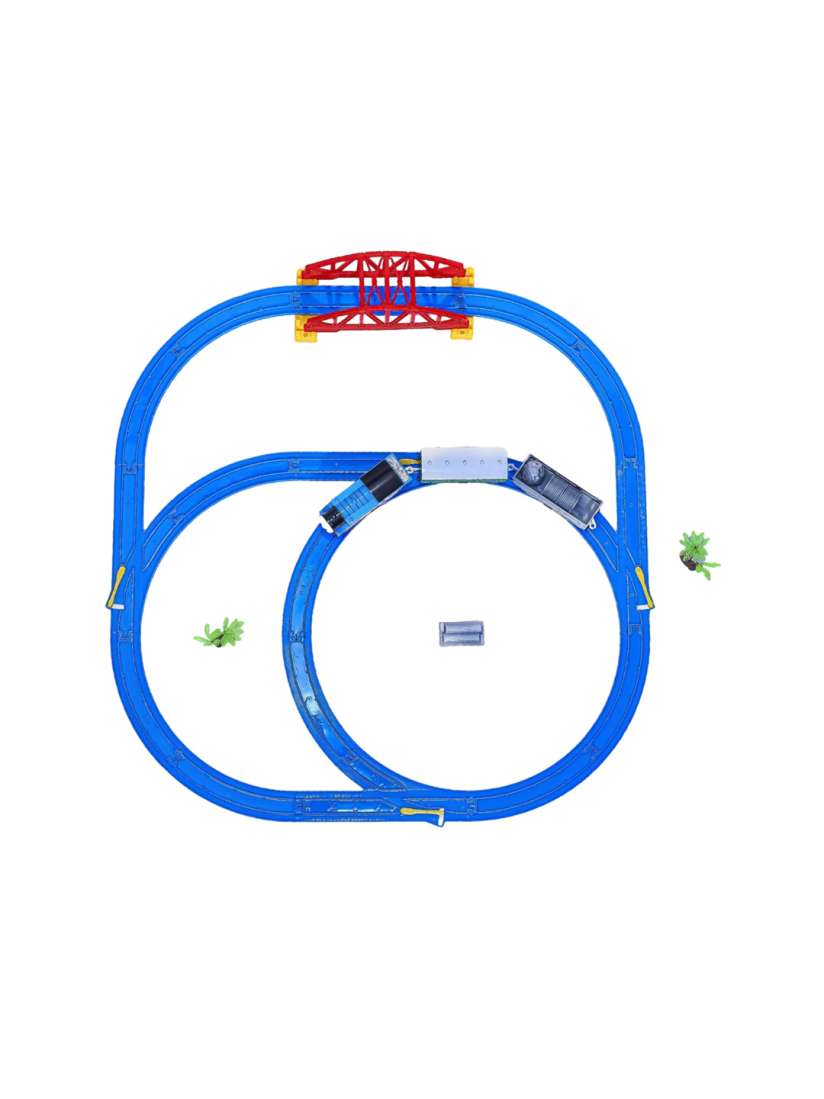 Kids train track set clearance
