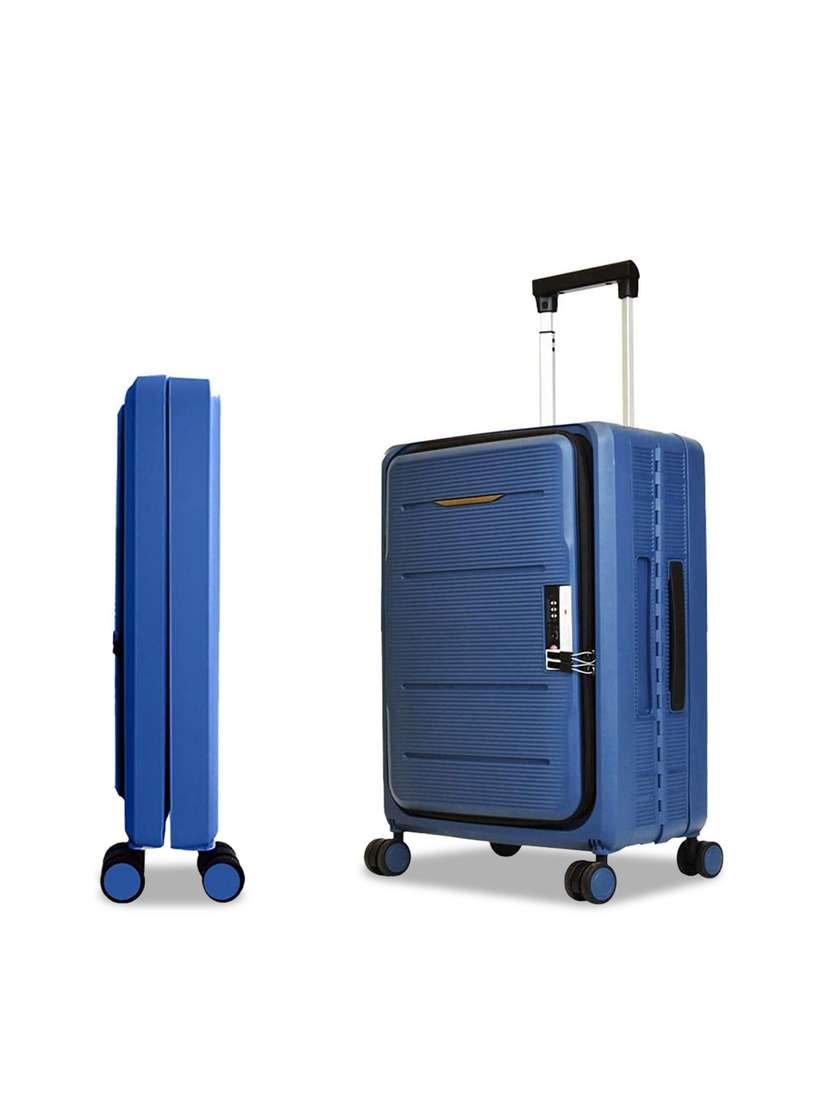 USHA SHRIRAM Textured Hard-Sided Cabin Suitcase-50 L