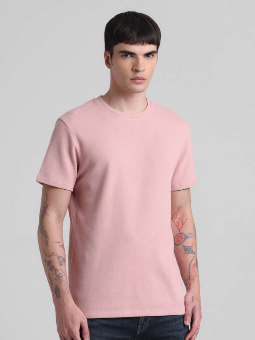 Buy Jack Jones Round Neck Pure Cotton Slim Fit T shirt Tshirts for Men 27264140 Myntra