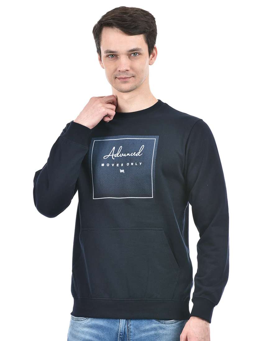 Buy Lawman pg3 Typography Printed Round Neck Pullover Sweatshirt Sweatshirts for Men 27266186 Myntra