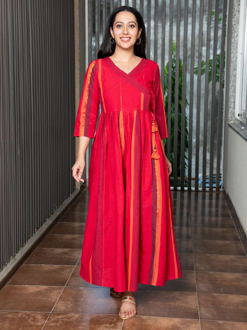 Striped maternity maxi dress cheap
