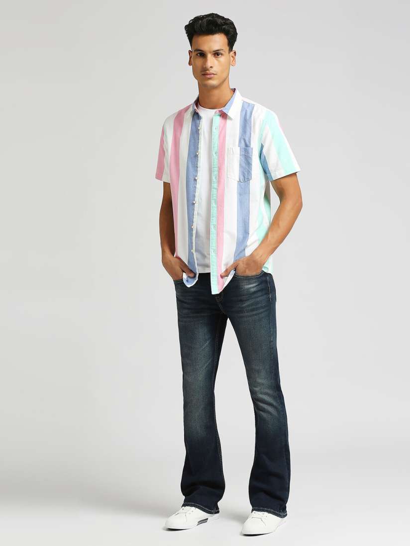 Buy Pepe Jeans Vertical Striped Pure Cotton Casual Shirt Shirts for Men 27281646 Myntra