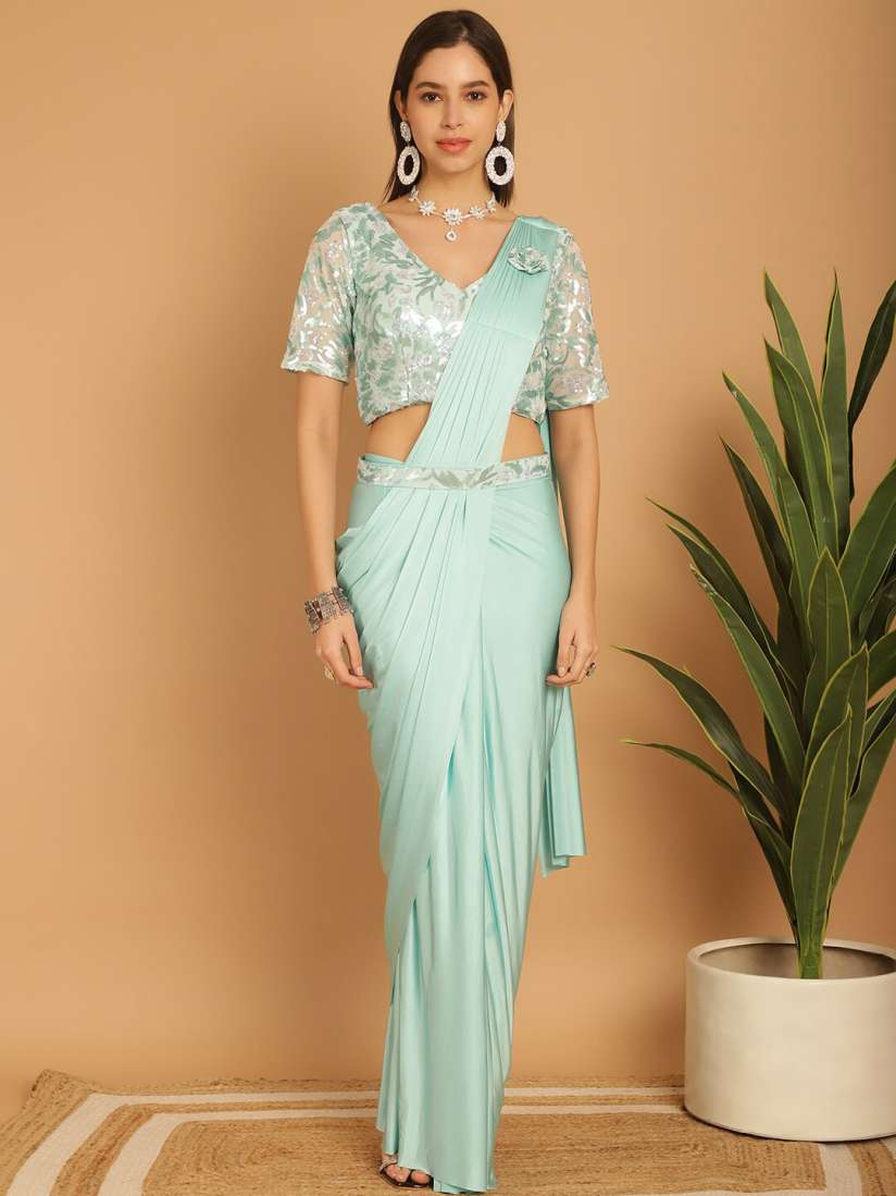 Myntra ready to wear saree online